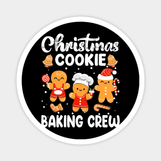 christmas cookie baking crew Magnet